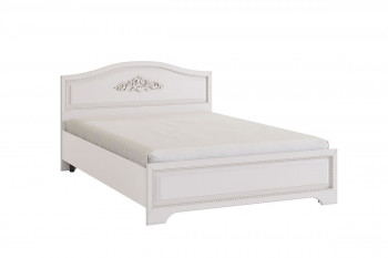 Белла Кровать 1.4 комфорт белый/джелато софт в Бородино - borodino.mebel54.com | фото