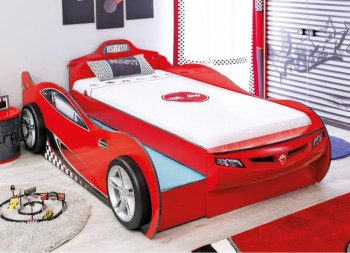 CARBED Кровать-машина Coupe с выдвижной кроватью Red 20.03.1306.00 в Бородино - borodino.mebel54.com | фото