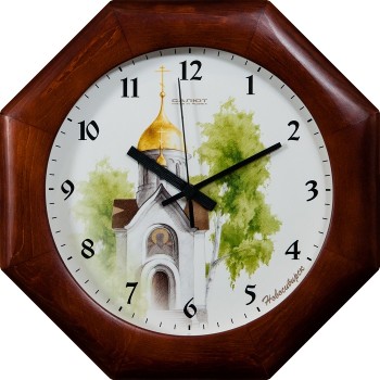 Часы настенные ДС-ВБ28-152 РУСЬ в Бородино - borodino.mebel54.com | фото