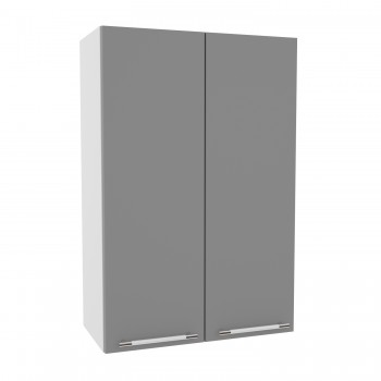 Капри ВП 600 шкаф верхний высокий (Липа белый/корпус Серый) в Бородино - borodino.mebel54.com | фото