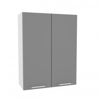Капри ВП 700 шкаф верхний высокий (Липа белый/корпус Серый) в Бородино - borodino.mebel54.com | фото