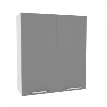 Капри ВП 800 шкаф верхний высокий (Липа белый/корпус Серый) в Бородино - borodino.mebel54.com | фото
