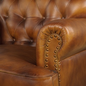 Кресло кожаное Чарльз в Бородино - borodino.mebel54.com | фото