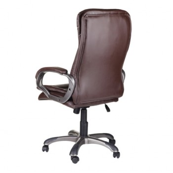 Кресло офисное BRABIX Omega EX-589 (коричневое) в Бородино - borodino.mebel54.com | фото