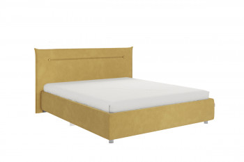 Кровать 1,6 Альба с основанием (Медовый велюр) в Бородино - borodino.mebel54.com | фото