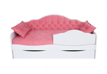Кровать 170 серии Иллюзия Лайт 1 ящик 89 Розовый (подушки) в Бородино - borodino.mebel54.com | фото