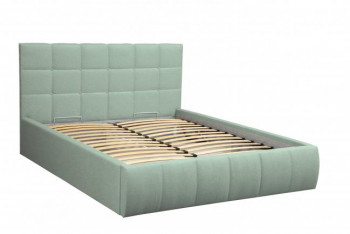 Кровать "Диана" ш. 1400 (Н=1010мм) (жаккард аква) в Бородино - borodino.mebel54.com | фото
