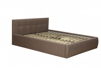 Кровать "Диана" ш. 1400 (Н=1010мм) (жаккард шоколад) в Бородино - borodino.mebel54.com | фото