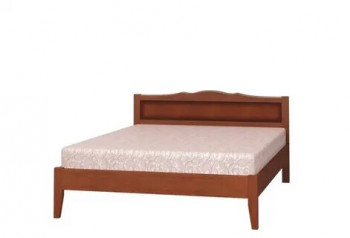 Кровать Карина-7 из массива сосны 1600*2000 Орех в Бородино - borodino.mebel54.com | фото