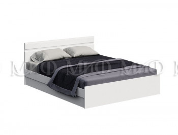 Кровать Нэнси New 1,4м (Белый/белый глянец) в Бородино - borodino.mebel54.com | фото