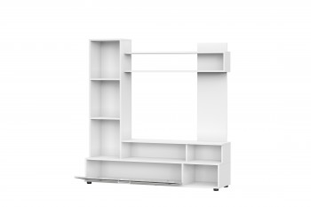 Мебель для гостиной "МГС 9" Белый / Цемент светлый в Бородино - borodino.mebel54.com | фото