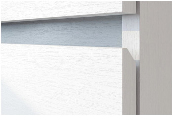 Модульная система "Токио" Пенал Белый текстурный / Белый текстурный в Бородино - borodino.mebel54.com | фото