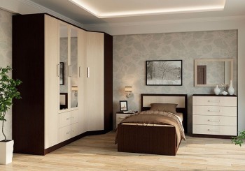 Модульная спальня Фиеста в Бородино - borodino.mebel54.com | фото