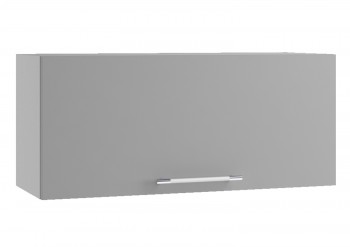 Монца ПГ 800 Шкаф верхний горизонтальный (Кварц бежевый/корпус Серый) в Бородино - borodino.mebel54.com | фото
