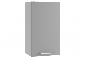 Монца ВП 400 шкаф верхний высокий (Белый софт/корпус Серый) в Бородино - borodino.mebel54.com | фото