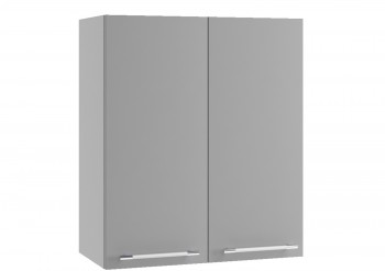 Монца ВП 700 шкаф верхний высокий (Белый софт/корпус Серый) в Бородино - borodino.mebel54.com | фото
