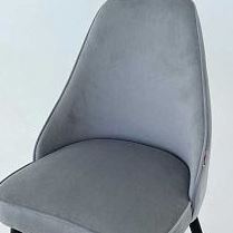 Набор стульев Милан 2 шт (серый велюр/белый) в Бородино - borodino.mebel54.com | фото