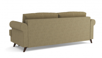 Оливер / диван - кровать 3-х местн. (еврокнижка) (велюр велутто коричневый 23 в Бородино - borodino.mebel54.com | фото