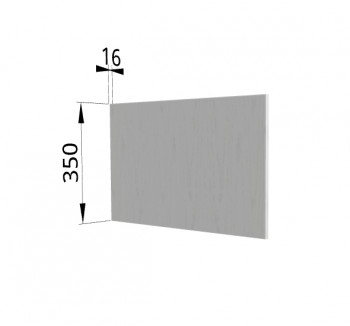 Панель торцевая (для шкафа горизонтального глубокого) ГПГ Ройс (Графит софт) в Бородино - borodino.mebel54.com | фото