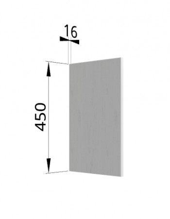 Панель торцевая (для шкафа горизонтального высокого) ВПГ Гарда (Белый) в Бородино - borodino.mebel54.com | фото