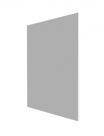 Панель торцевая С Ройс (для шкафов нижних) Белый софт в Бородино - borodino.mebel54.com | фото