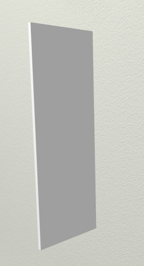 Панель торцевая ВП Ройс (для шкафа верхнего высокого) Грей софт в Бородино - borodino.mebel54.com | фото