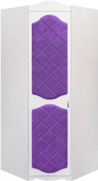 Шкаф угловой Иллюзия 32 Фиолетовый в Бородино - borodino.mebel54.com | фото