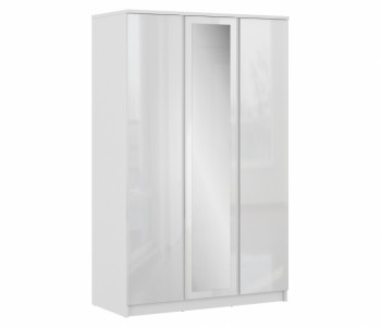 Шкаф 3-х дверный СБ-2493 Медея (Белый/Белый глянец) в Бородино - borodino.mebel54.com | фото