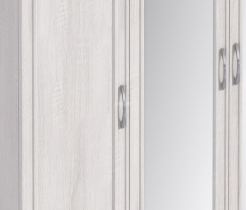 Шкаф 4-х дверный СБ-2389 Флоренция (Дуб Сонома Белый) в Бородино - borodino.mebel54.com | фото