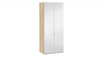 Шкаф для одежды с 2 зеркальными дверями «Эмбер» Яблоня Беллуно в Бородино - borodino.mebel54.com | фото