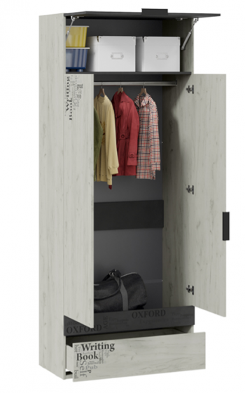 Шкаф комбинированный для одежды «Оксфорд-2» в Бородино - borodino.mebel54.com | фото
