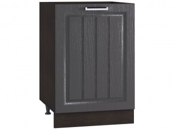 Шкаф нижний 500, ШН 500 (Клен серый/корпус венге) в Бородино - borodino.mebel54.com | фото