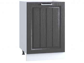 Шкаф нижний под мойку 500, ШНМ 500 (Клен серый/корпус белый) в Бородино - borodino.mebel54.com | фото