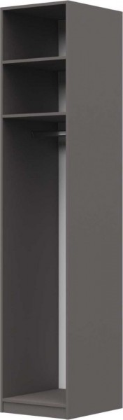 Шкаф ШР-1 зеркало, левый, Вива (Латте/Мокко Глянец/Тестиль) в Бородино - borodino.mebel54.com | фото