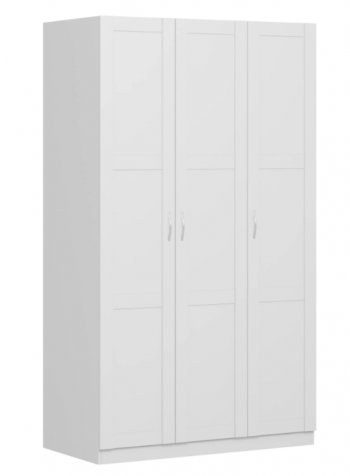 Шкаф трехдверный Пегас сборный белый в Бородино - borodino.mebel54.com | фото