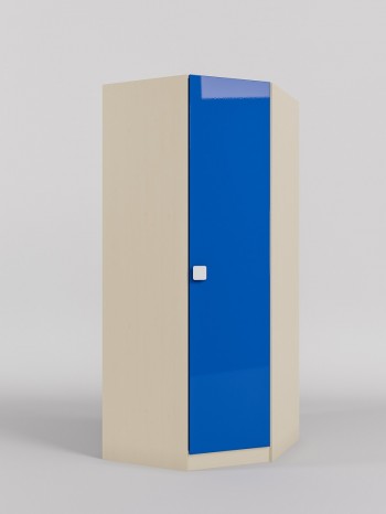 Шкаф угловой (угловая секция) Скай люкс (Синий/корпус Клен) в Бородино - borodino.mebel54.com | фото