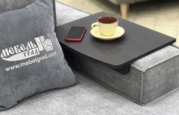 Столик накладка Дени для подлокотников шириной 150-200 мм Кофе структурный матовый в Бородино - borodino.mebel54.com | фото