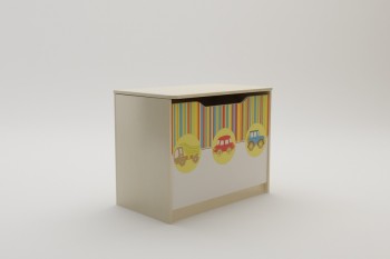 Ящик для игрушек Клаксон (Бежевый/корпус Клен) в Бородино - borodino.mebel54.com | фото